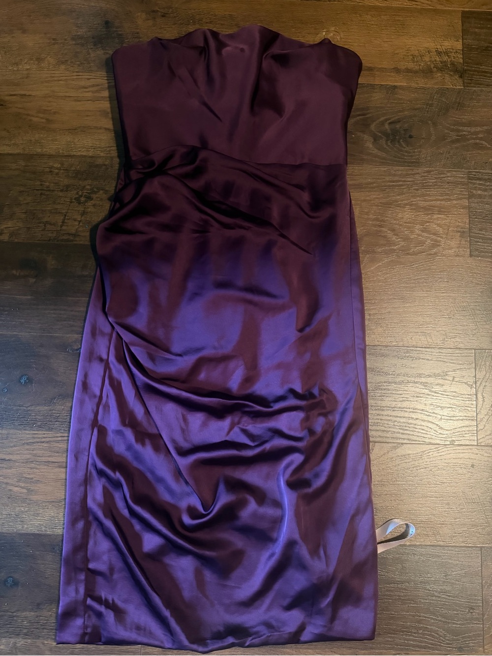 House of CB Santana Strapless Dress in Winter Bloom